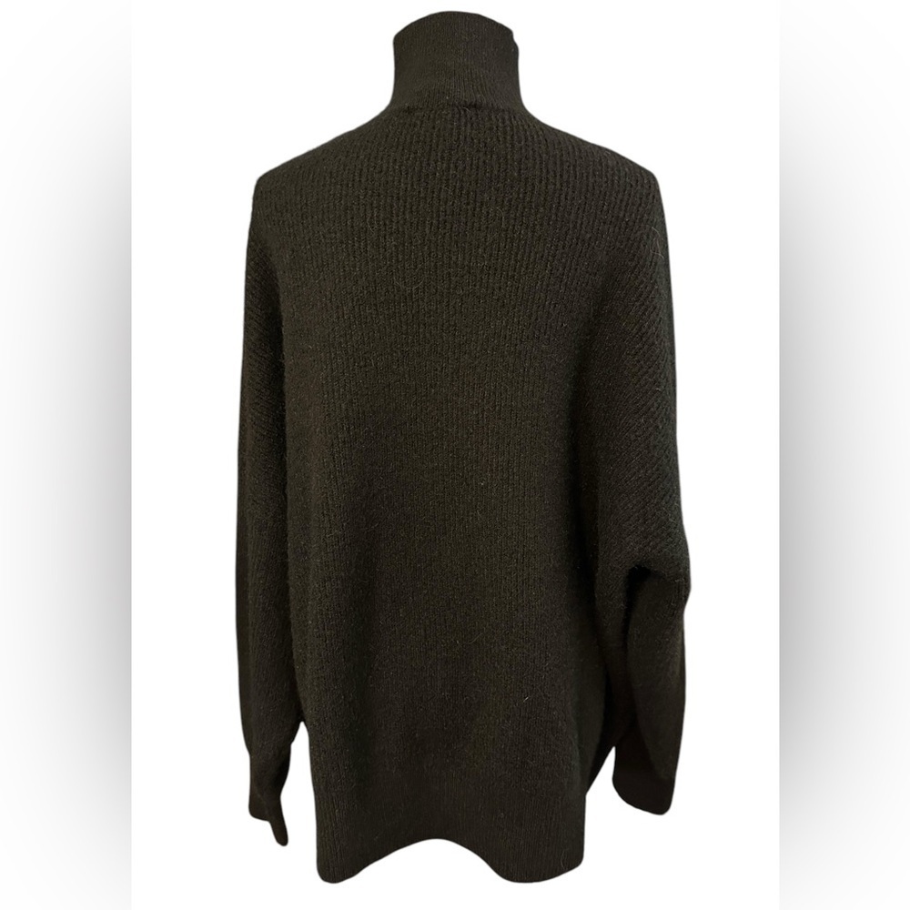 Topshop Black Oversized Comfy Turtleneck Sweater Size Small but will fit XL - Picture 6 of 13